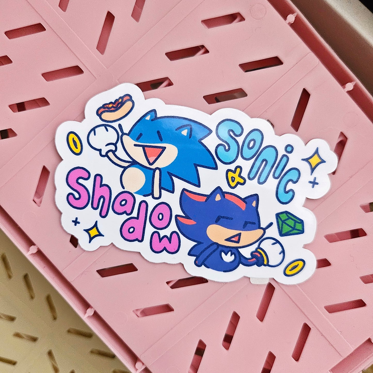 Sonic and Shadow Sticker