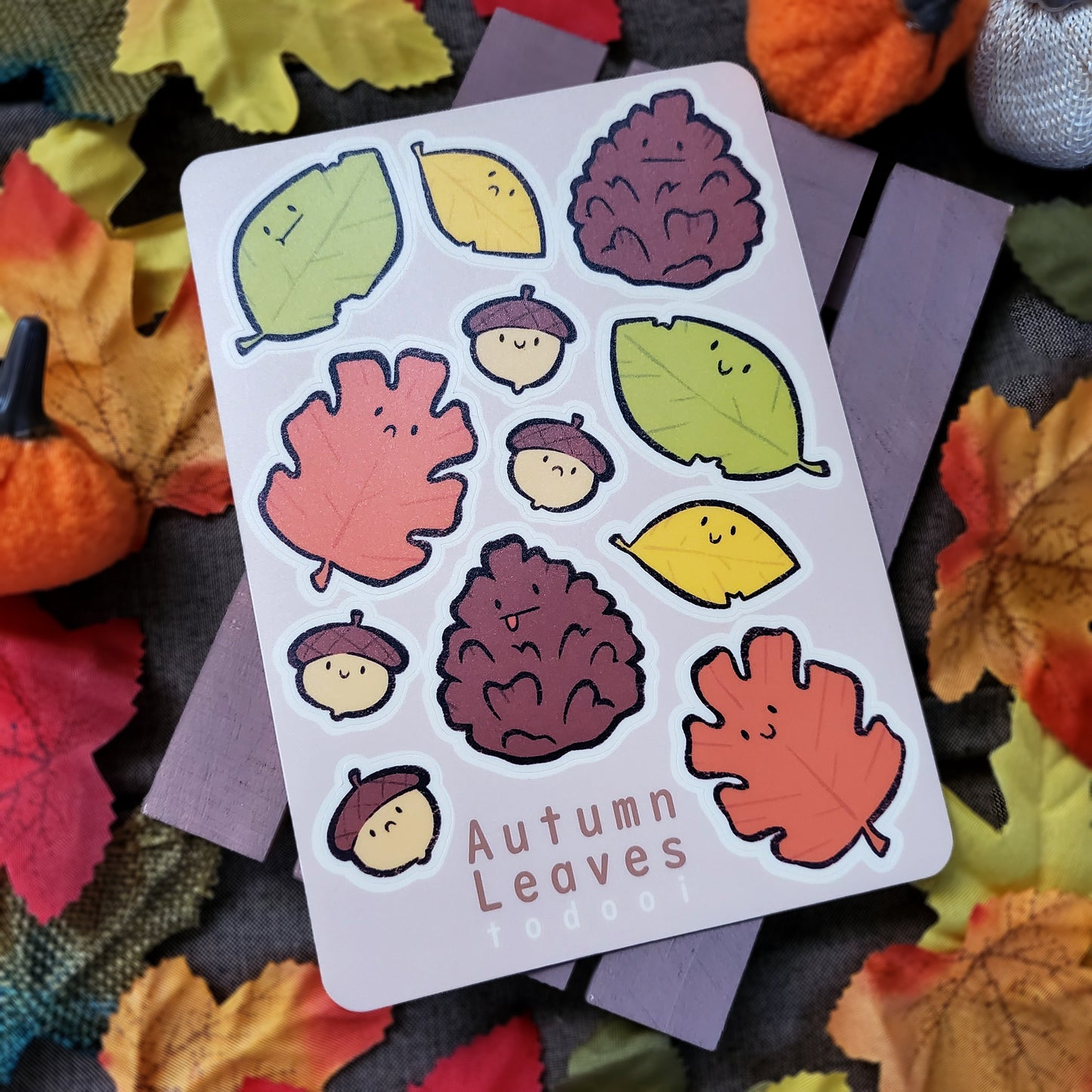 Autumn Leaves Sticker Sheet