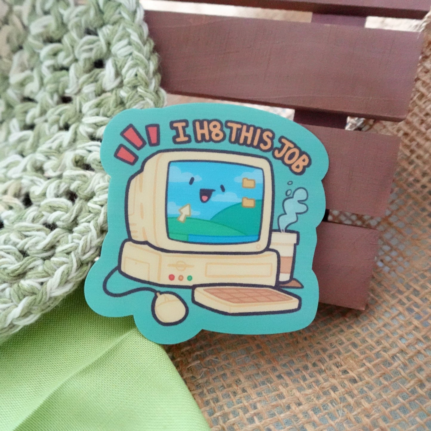 I Hate This Job Matte Sticker