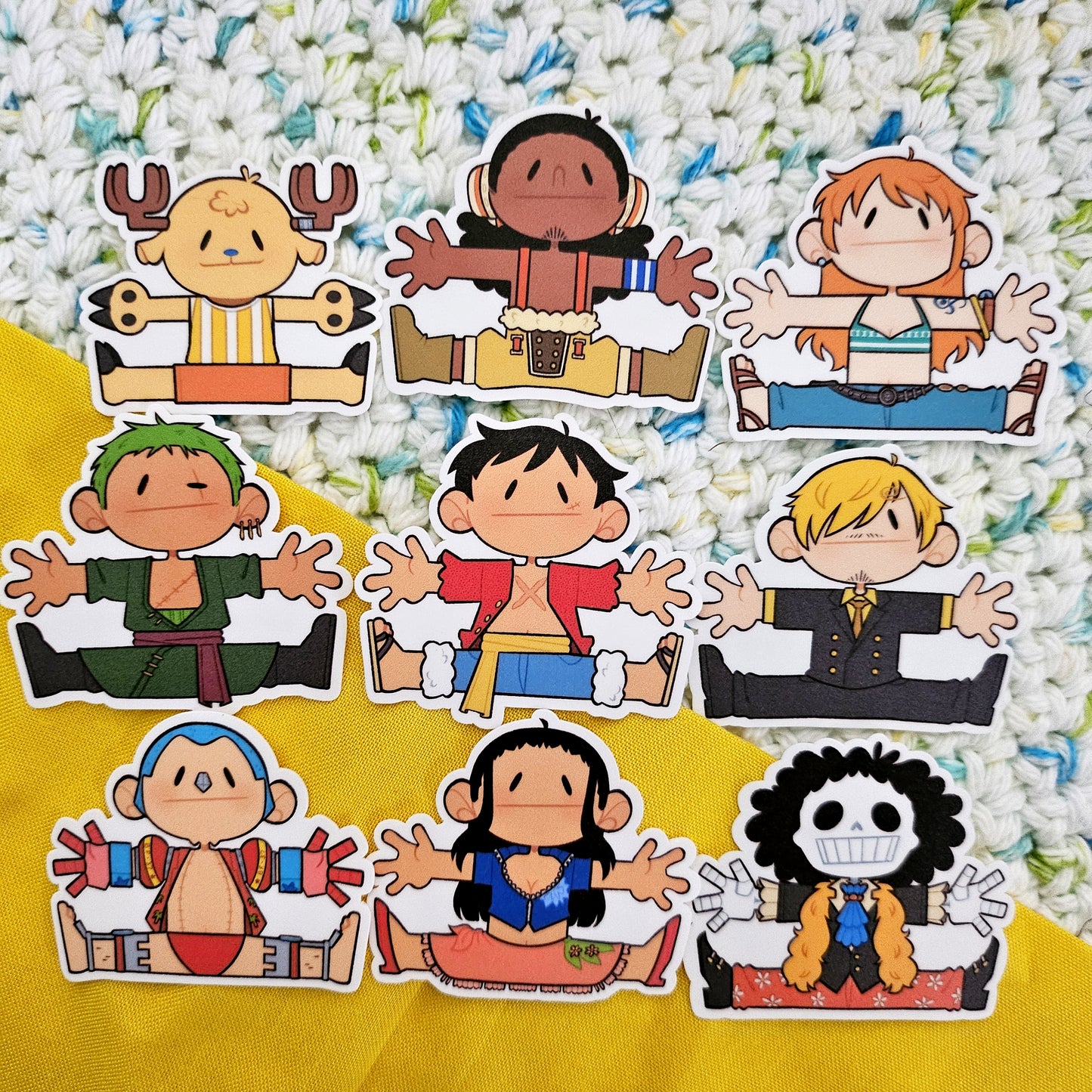 OP Crew Silly Matte Stickers
