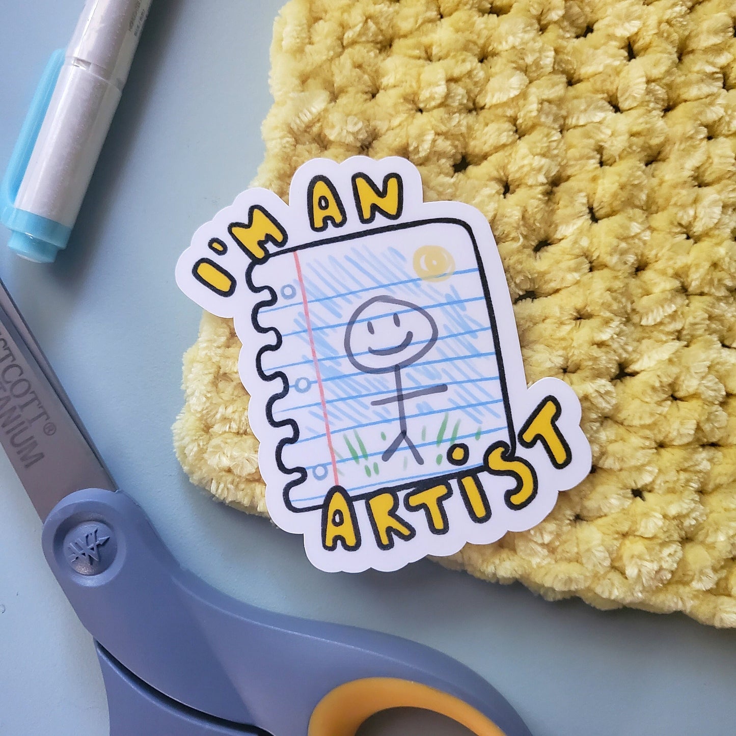 I'm an Artist Matte Sticker